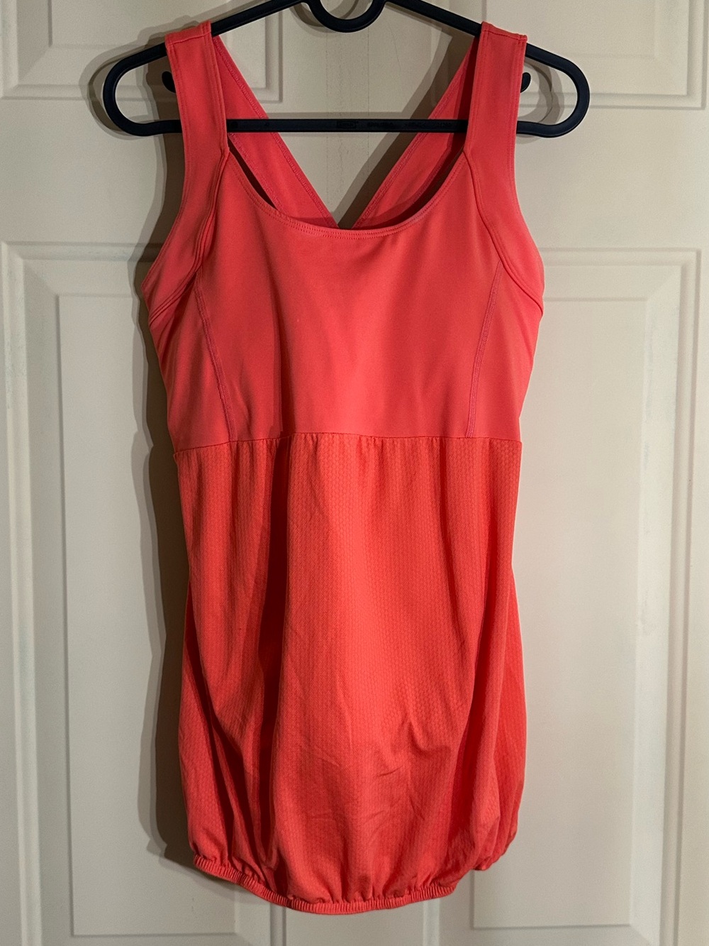 Women's Athletic Tank Top - Coral Orange